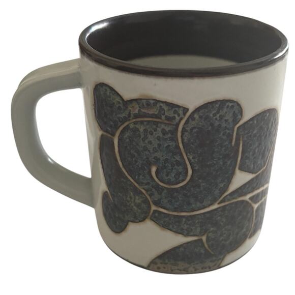 Royal Copenhagen Fajance Annual Dated Coffee Mug 3" Artisan Design Denmark 1971 - Picture 6 of 7